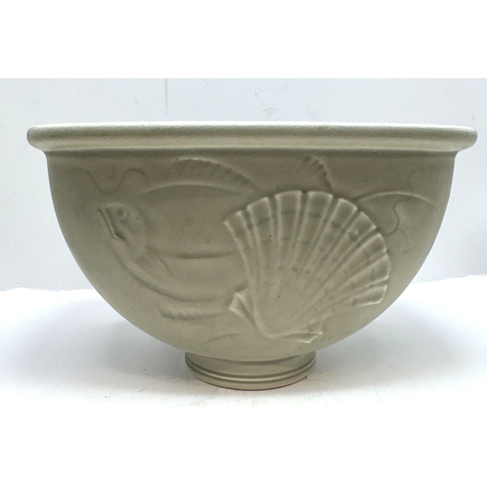 Solbjerg Vase Sea Motif Nils Thorsson Aluminia Royal Copenhagen Denmark 1930